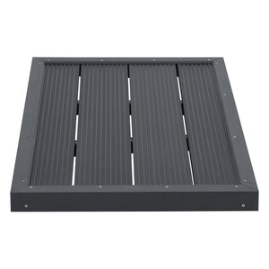 WPC bundplade Nürtingen til solbruser 101x63x5.5cm [en.casa]