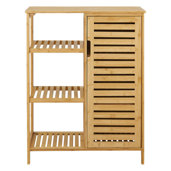 Badeværelsesskab Vetlanda bambus 87x66x33 cm [en.casa].