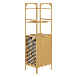 Vasketøjsstativ i bambus Tidaholm 118x39,5x30,5cm [en.casa].