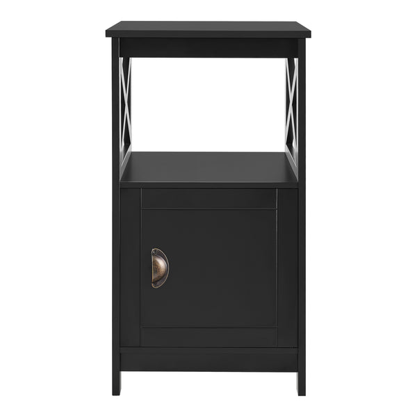 Sidebord Utajärvi sofabord 74x40x40cm sofabord sort [en.casa].