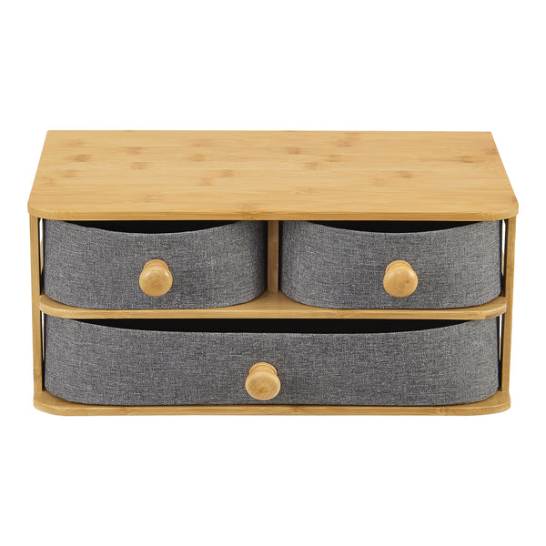 Mäntsälä bambus skrivebordsarrangør [en.casa].