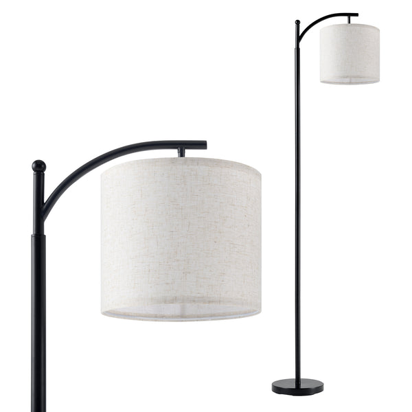 Coventry gulvlampe sort/beige [lux.pro].