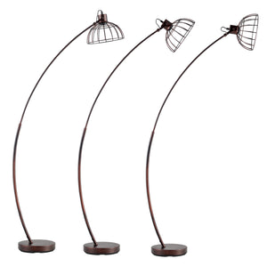 Portsmouth gulvlampe rustbrun [lux.pro].