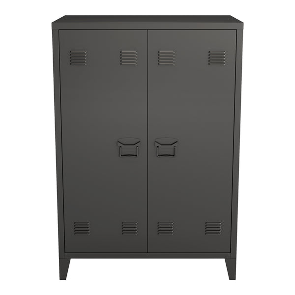 Oripää metalskab 110x75x33 cm pastelgrøn [en.casa].