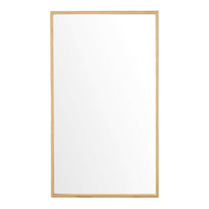 Ikorfat spejlskab 60,5 x 35 x 14 cm naturlig bambus [en.casa].