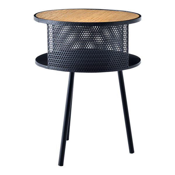 Sidebord Bjørnsund rund 34 cm bred [en.casa].