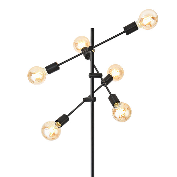 Craigavon gulvlampe 154cm x 28cm sort [lux.pro].