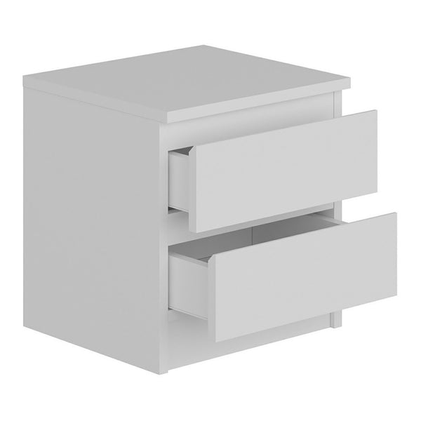 Fuglebjerg sengeskab 42x40x37 cm hvid [en.casa]