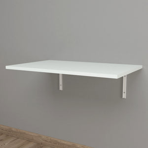 Klepp foldbart vægbord 72x45cm hvid [en.casa].