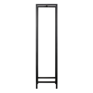 Taarbæk brændereol 140x35x35cm sort [en.casa].