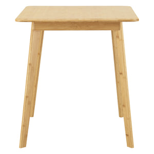 Närpes spisebord til 2 personer bambus 75x70x70 cm [en.casa].