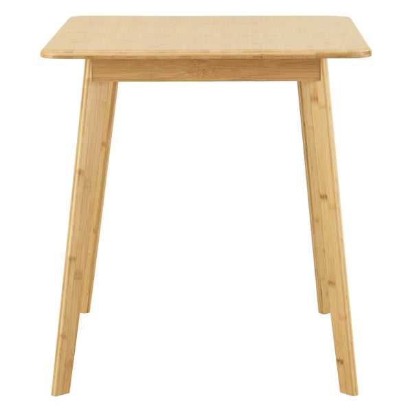 Närpes spisebord til 2 personer bambus 75x70x70 cm [en.casa].