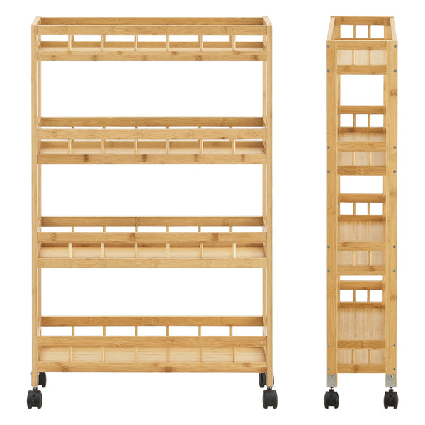 Pyhäjoki trolley 96 x 60 x 18 cm natur [en.casa].