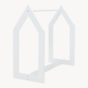 Knagerække Værløse 78x75x35cm Hvid [en.casa]