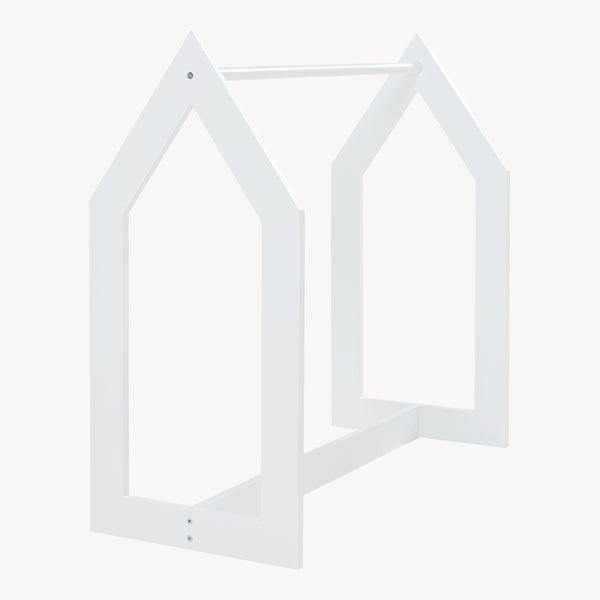 Knagerække Værløse 78x75x35cm Hvid [en.casa]