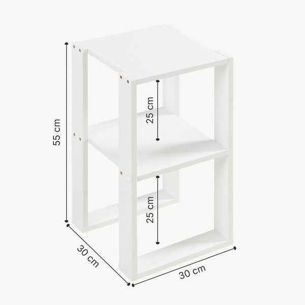 Thyholm sidebord 55x30x30 cm hvid [en.casa]