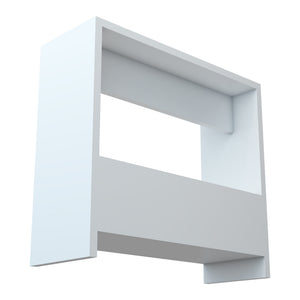 Sidebord Rødovre 60x55x20 cm hvid [en.casa].
