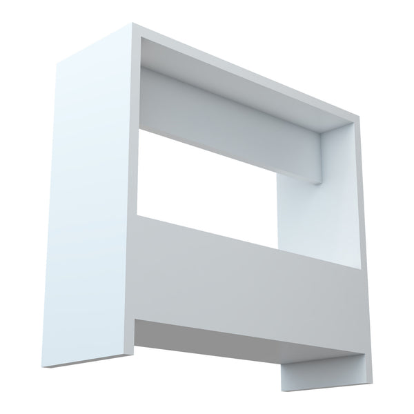 Sidebord Rødovre 60x55x20 cm hvid [en.casa].