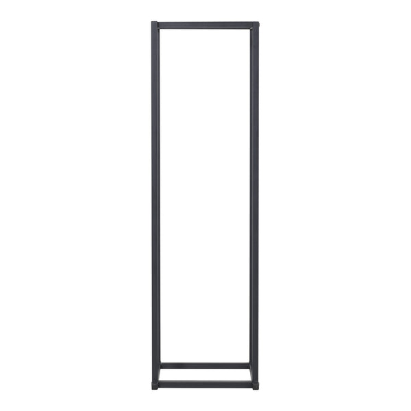 Brændereol Tibro stål 35x35x120 cm sort [en.casa]