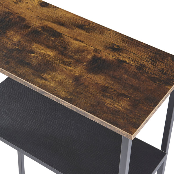 Turku brændereol med hylder 60x30x112cm [en.casa].