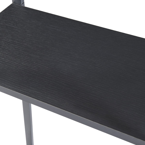 Ulvila brændereol med hylde 45x30x170cm [en.casa].