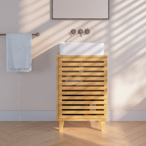 Vaskeskab Iveland 60x40x30cm bambus [en.casa]