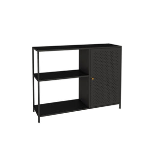 Skabereol Viitasaari Metal Sort [en.casa]