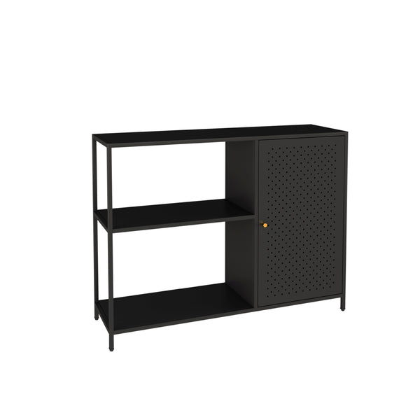 Skabereol Viitasaari Metal Sort [en.casa]