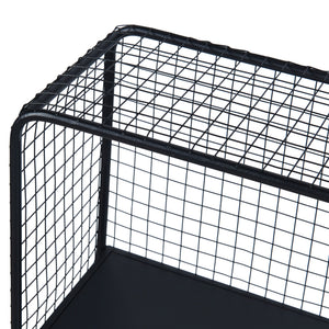 Stående hylde Volda metal 90x50x19 cm [en.casa].