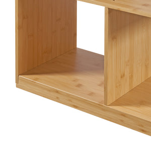 Boghylde Gullspång bambus 130x55x30cm natur [en.casa].