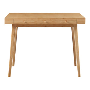 Skrivebord Hässleholm bambus 100x50x75cm natur [en.casa].