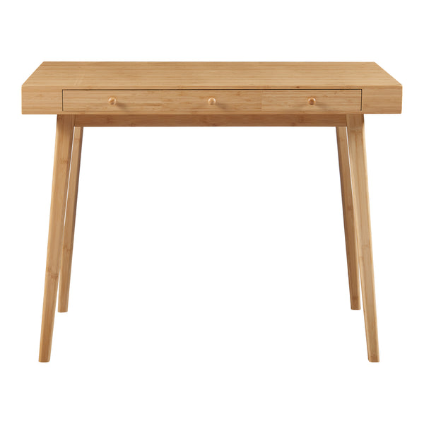 Skrivebord Hässleholm bambus 100x50x75cm natur [en.casa].