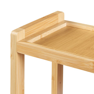 Badeværelseshylde Höör 42x37x17 cm bambus [en.casa].