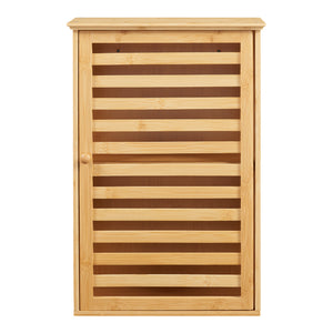 Badeværelsesskab Järfälla 55x37x16 cm Bambus [en.casa]