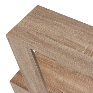 Sidebord Nome 60x22x57cm egetræslook [en.casa].