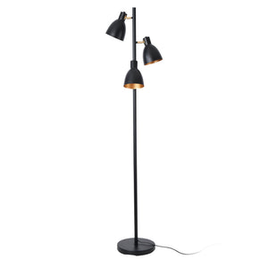 Witney 3-lys gulvlampe metal sort [lux.pro].