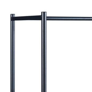 Knagerække Bø 150x100x34cm sort [en.casa].