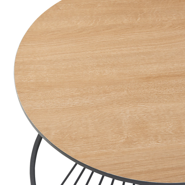 Sofabord Fossbergom sort/eg-look [en.casa].