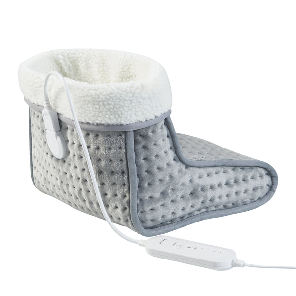 Elektrisk fodvarmer Bari 100W grå [en.casa].