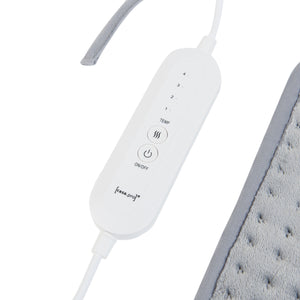 Elektrisk varmepude Calvera 80W 50x40cm Grå [en.casa].