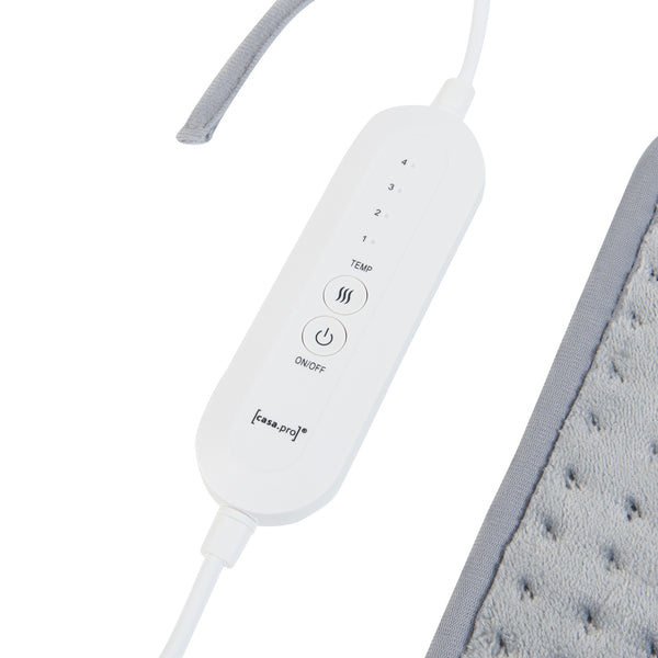 Elektrisk varmepude Calvera 80W 50x40cm Grå [en.casa].