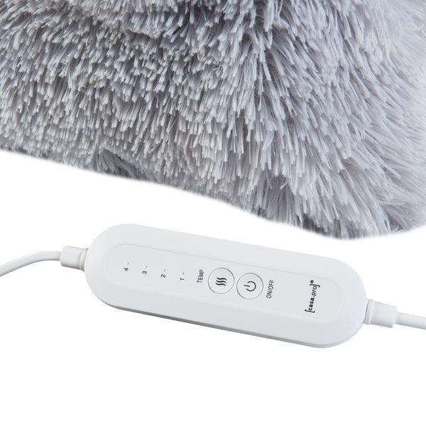 Elektrisk varmepude Capurso 100W 40x40cm Grå [en.casa].