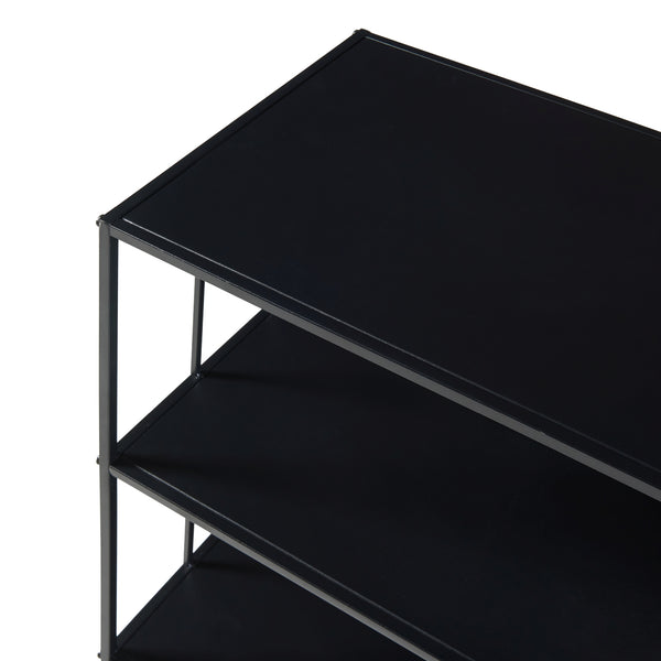 Konsolbord Baarn 65,5x70x32 cm sort [en.casa].
