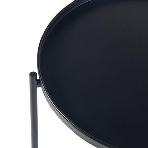 Sidebord Sälen metal sort [en.casa].