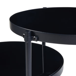 Mölndal sidebord med 3 hylder, sort [en.casa].