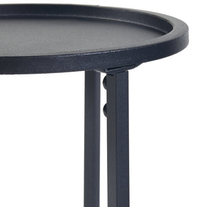 Nesodden plantestativ sæt af 3 metal sort [en.casa].
