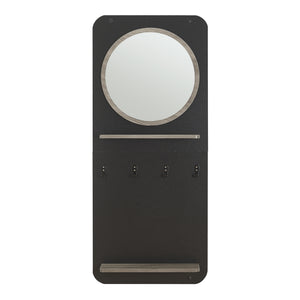 Garderobepanel Helsinge med spejl 140x60x16 cm [en.casa]