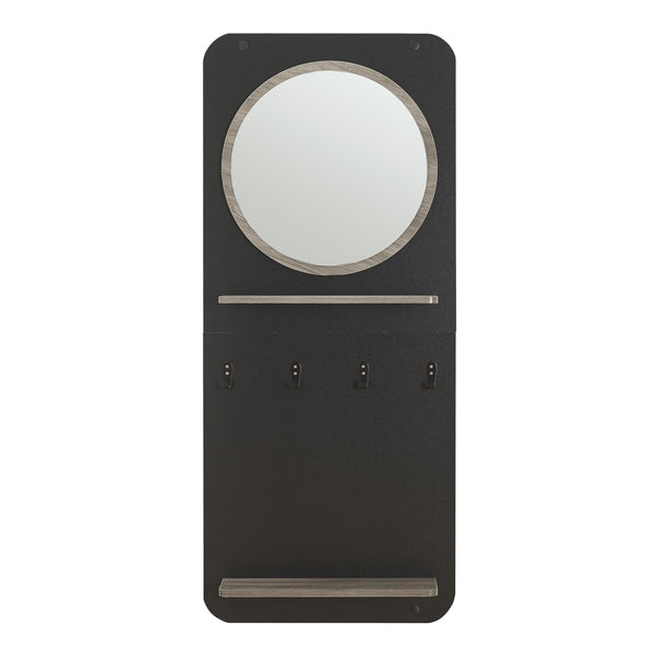 Garderobepanel Helsinge med spejl 140x60x16 cm [en.casa]