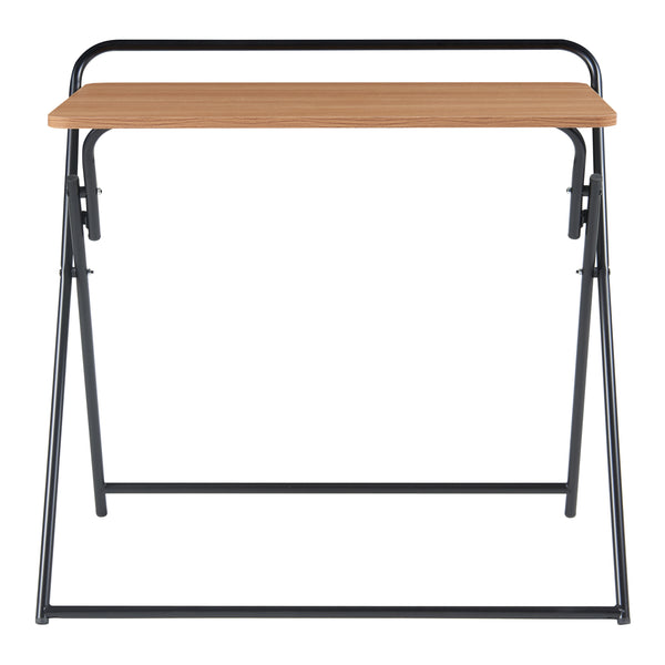 Klapbord Kvitsøy 85x50x80cm sort/eg [en.casa].