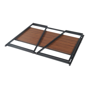 Klapbord Ringerike 104,5x53x85,5cm sort/valnød [en.casa].
